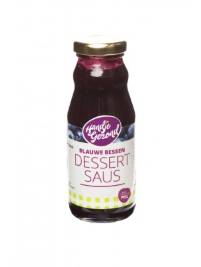 Blauwebessen dessertsaus